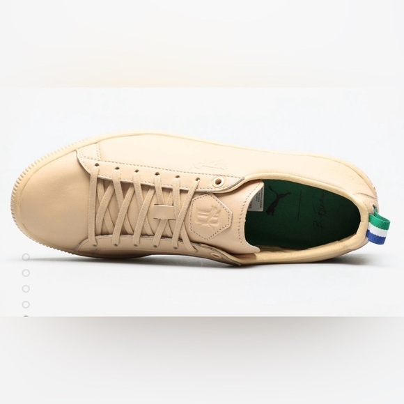 NWB Puma Clyde Beige Low-Top Sneakers - Picture 3 of 9